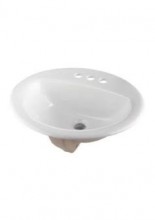 Basin Counter Top white Powerman #61305 - SAN411