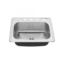 SINK KITCHEN SINGLE BOWL ONLY 25 X 22 X 6