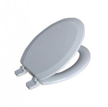 Toilet Seat Elongated Wooden White #445423 - SAN250