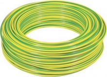 WIRE 2.5MM SINGLE YELLOW/GREEN ELE536