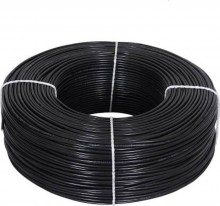 WIRE 6MM SINGLE BLACK ELE442