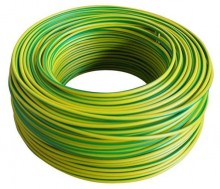 WIRE 1.5MM SINGLE YELLOW/GREEN