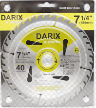 Circular Saw Blade 7-1/4'' DARIX 40T DX71440