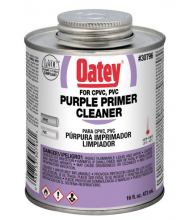 Purple Primer PVC/CPVC Cleaner 16oz  #30796 - ADH139
