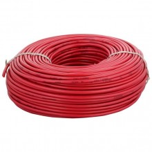 WIRE 6MM SINGLE RED ELE443
