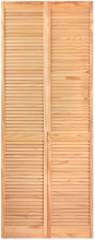 Door Bi-Fold 32x80 Pine Louvre - DOR128